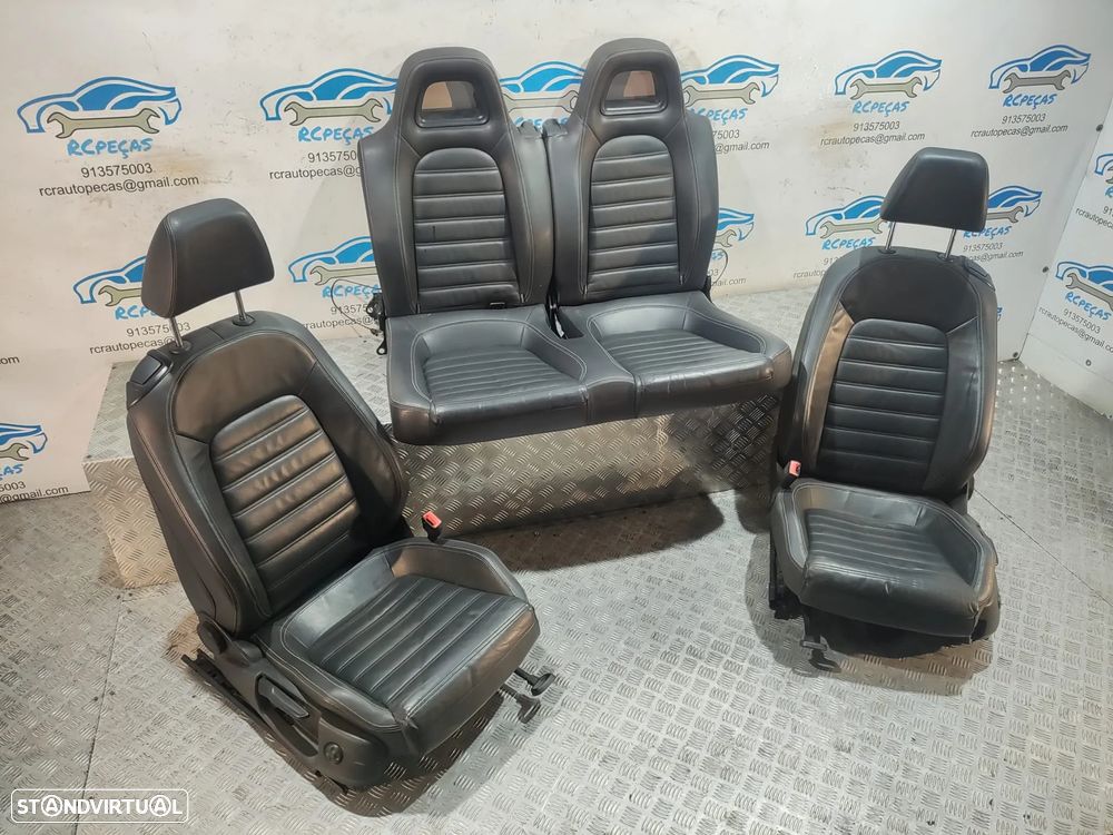 Conjunto Bancos Pele VW Volkswagen Scirocco III 3 Elétricos - 3