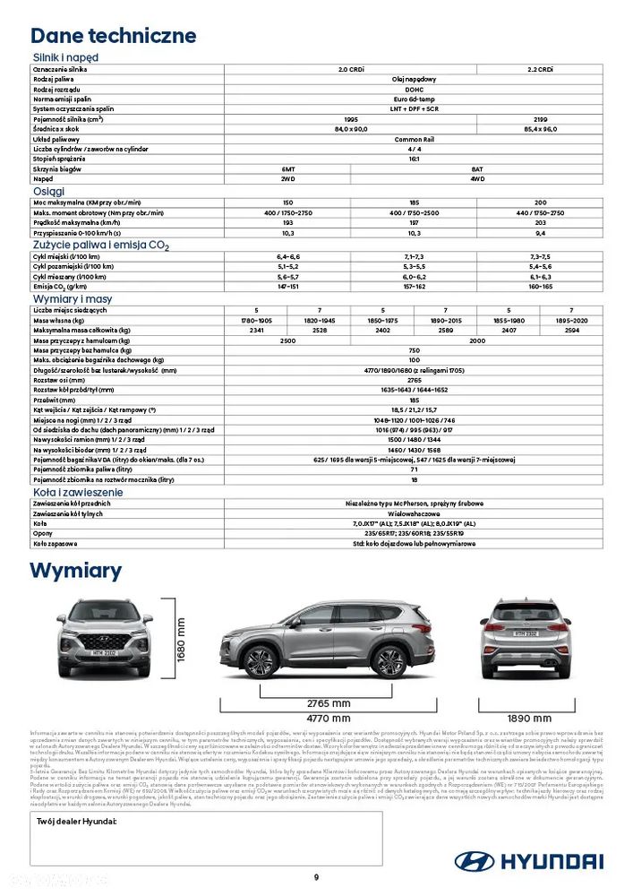 Hyundai Santa Fe 2.0 CRDi Platinum 4WD - 22