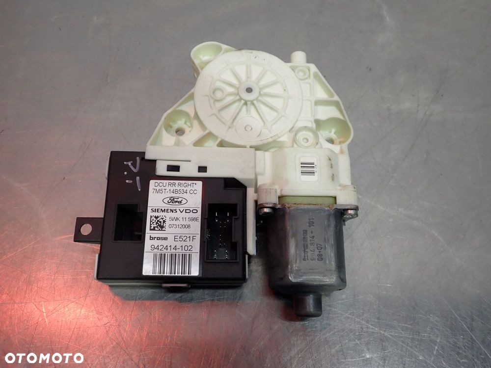 SILNICZEK SZYB PRAWY TYŁ FORD FOCUS MK2 LIFT 7M5T-14B534-CC - 1