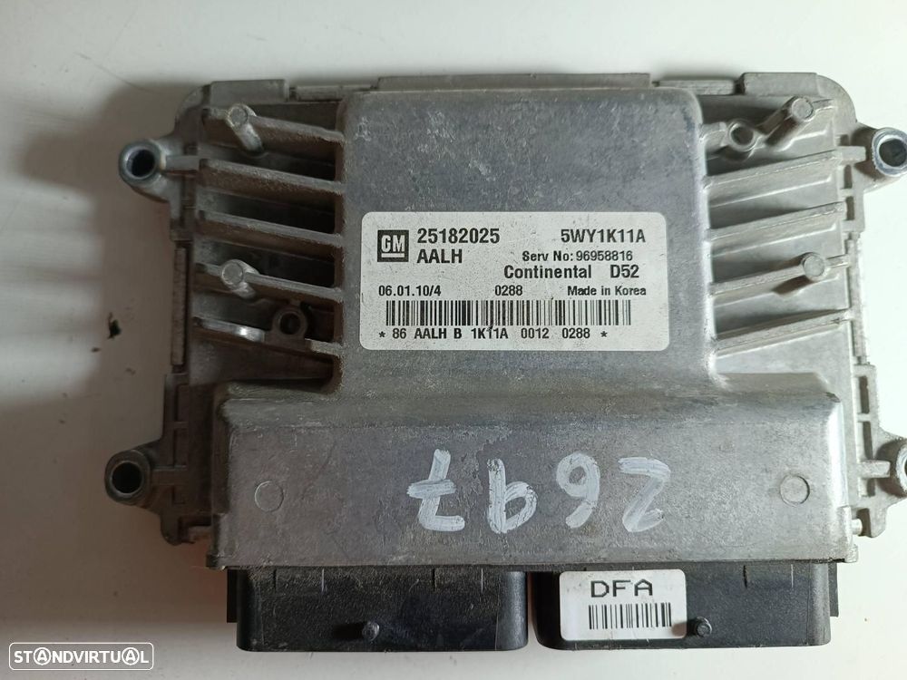 CENTRALINA DO MOTOR UCE CHEVROLET SPARK - 1