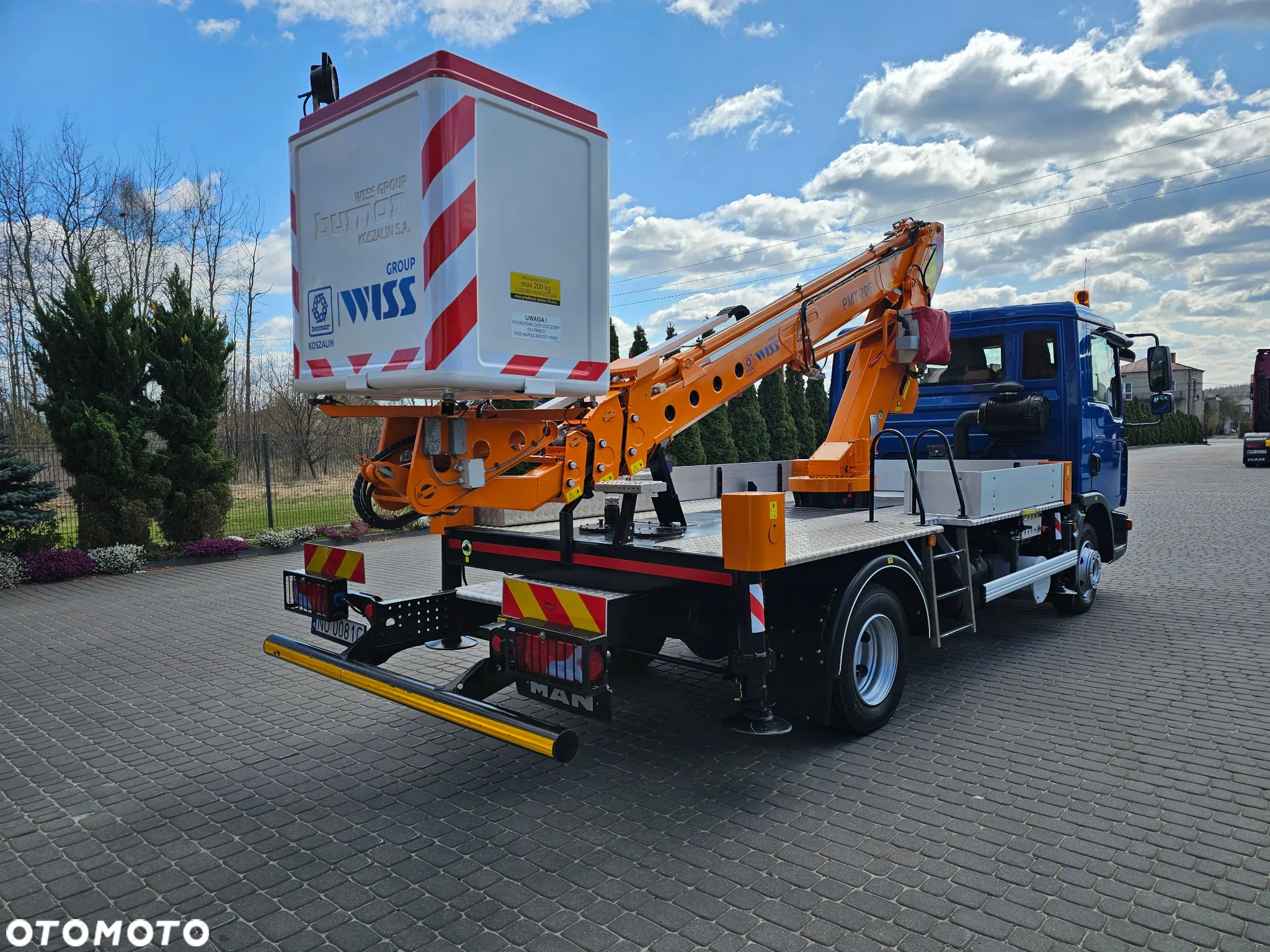 MAN TGL 8.180 ZWYŻKA PODNOŚNIK KOSZOWY 21m - 21