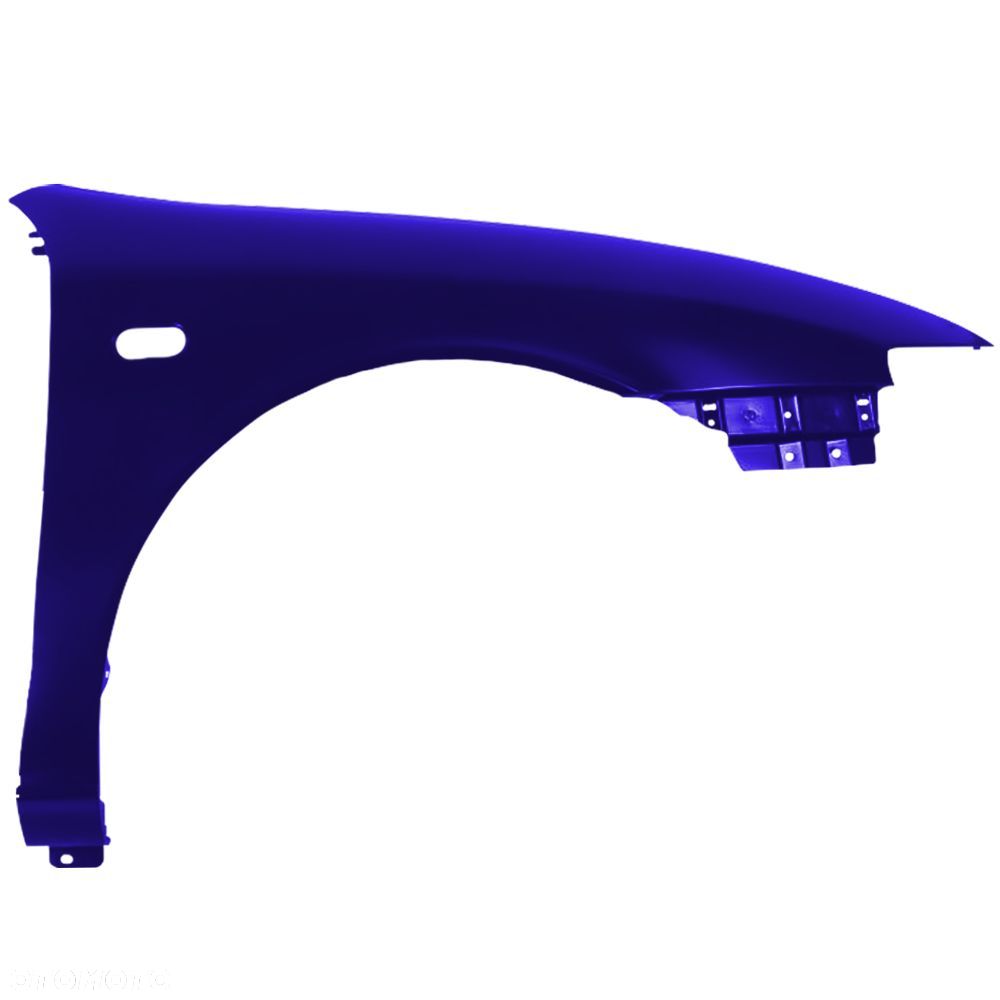 BLU Błotnik SEAT TOLEDO II 2 LB5N Prawy Niebieski 1999-2004 przód ocynk IndigoBlau - 2