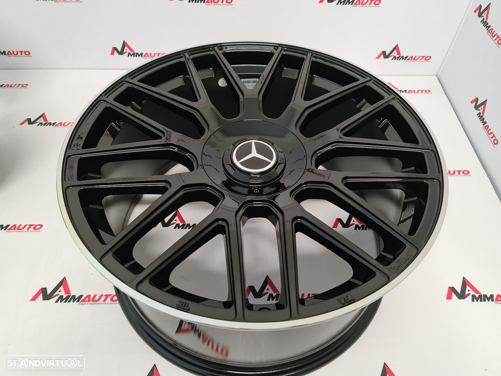 Jantes Look Mercedes C63S Preto Brilho 20 - 5