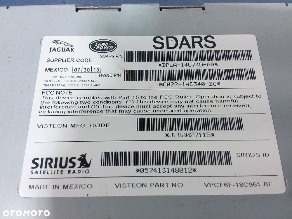 LAND ROVER RANGE ROVER JAGUAR TUNER RADIOWY - 4