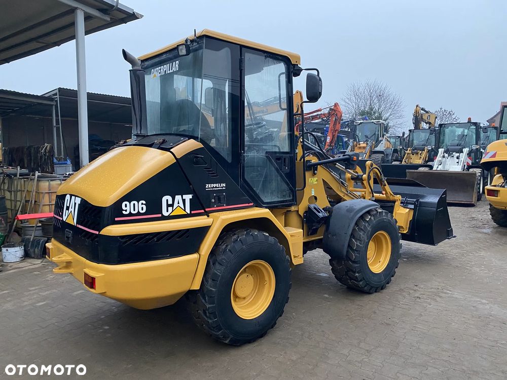 Caterpillar CAT 906, ŁYŻKA + WIDŁY, SUPER STAN, z NIEMIEC, SERWISOWANA W CAT - 8