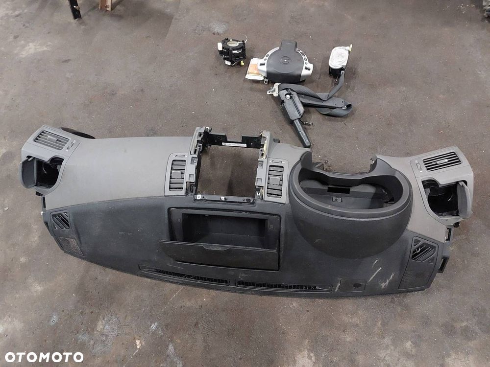 ZESTAW POSTRZAŁOWY KOKPIT DESKA MODUŁ PAS PODUSZKI NISSAN X-TRAIL II T31 - 14