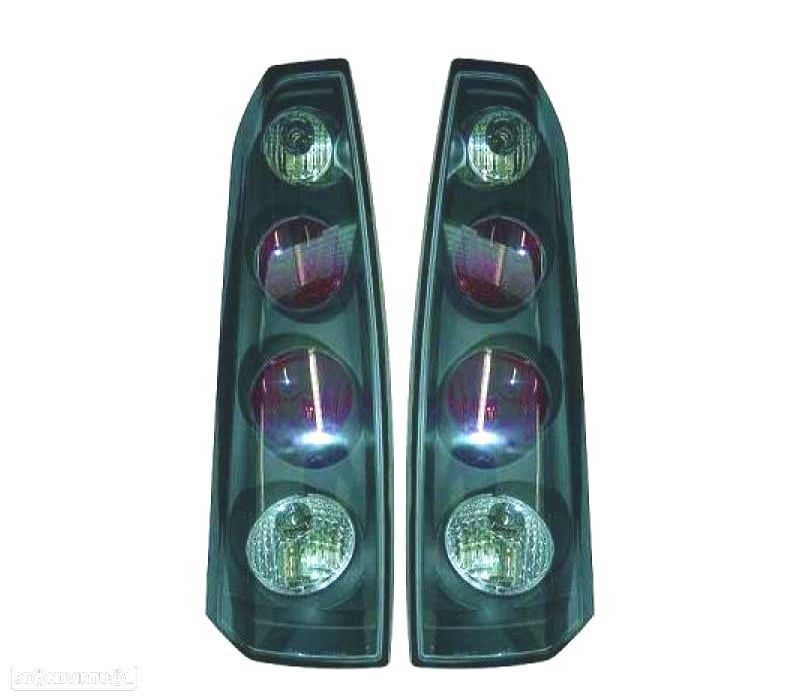 FAROLINS TRASEIROS OPEL MERIVA 03-10 PRETO - 1