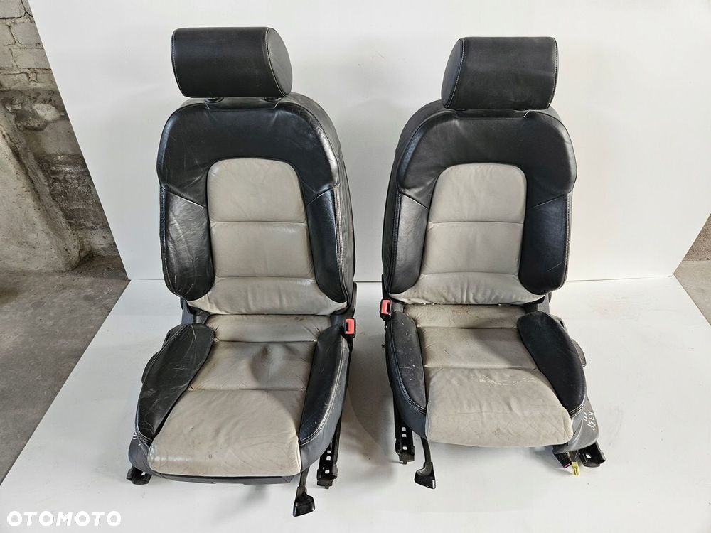 FOTELE KANAPA SKÓRA AUDI A3 8P 5 DRZWI PODGRZEWANE - 1