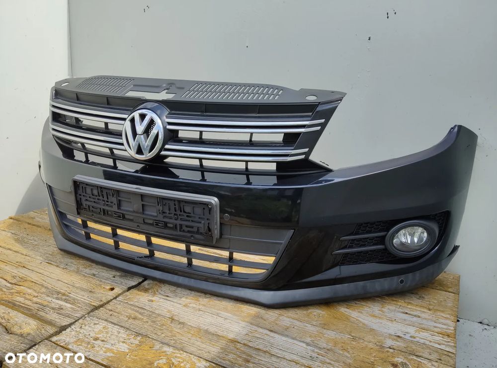 VW TIGUAN I LIFT ZDERZAK PRZÓD PRZEDNI KOMPLETNY Z PDC - 3
