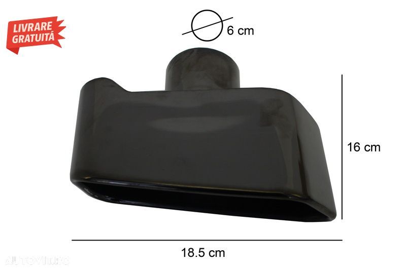Tobe Ornamente sistemul de evacuare BMW seria 5 F10 F11 (2011-2017) Sport Performa- livrare gratuita - 9