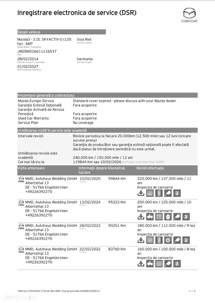 Mazda 3 SKYACTIV-G 120 Urban Limited - 31