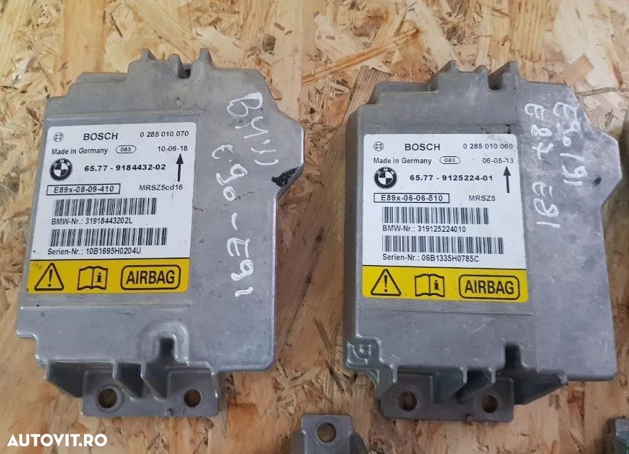 Calculator Modul Airbag Bmw E90 E91 E92 E87 Etc Cod 9166057 9184432 9125224 - 2