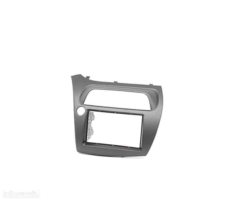 MOLDURA ADAPTADOR PRETO PARA RADIO 2-DIN PARA HONDA CIVIC HATCHBACK 06-11 - 2