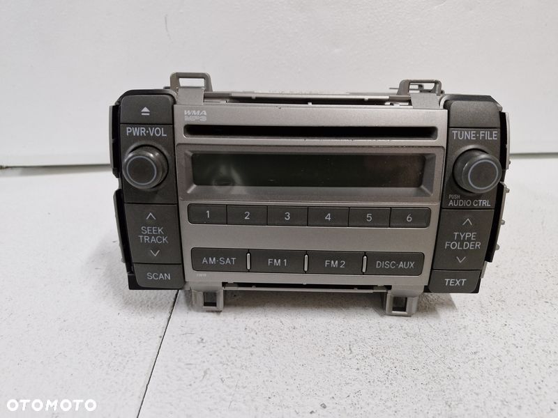 toyota matrix 2 ii e140 radio odtwarzacz 86120-02710 - 1