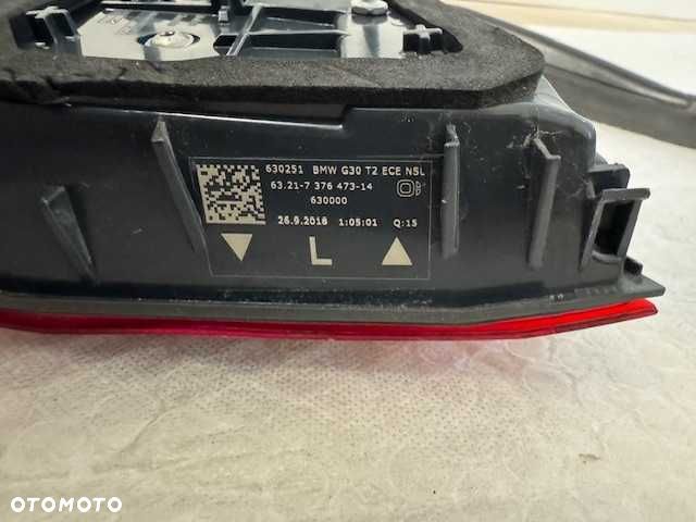 BMW 5 G30 F90 LAMPY TYŁ KOMPLET LEWA PRAWA LED Zestaw świateł org euro - 11