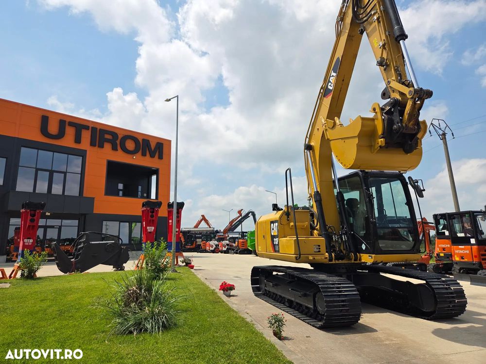 Caterpillar CAT 313F, 2018, 3.980h, CUPLA RAPIDA hidr, cupa NOUA, instalatia picon pe brate, camera spate, camera dreapta, motor CAT 115CP, posbilitate leasing 3 ani, STARE FOARTE BUNA produs in Japonia, PROMOTIE 59.900 EUR+Tva - 13