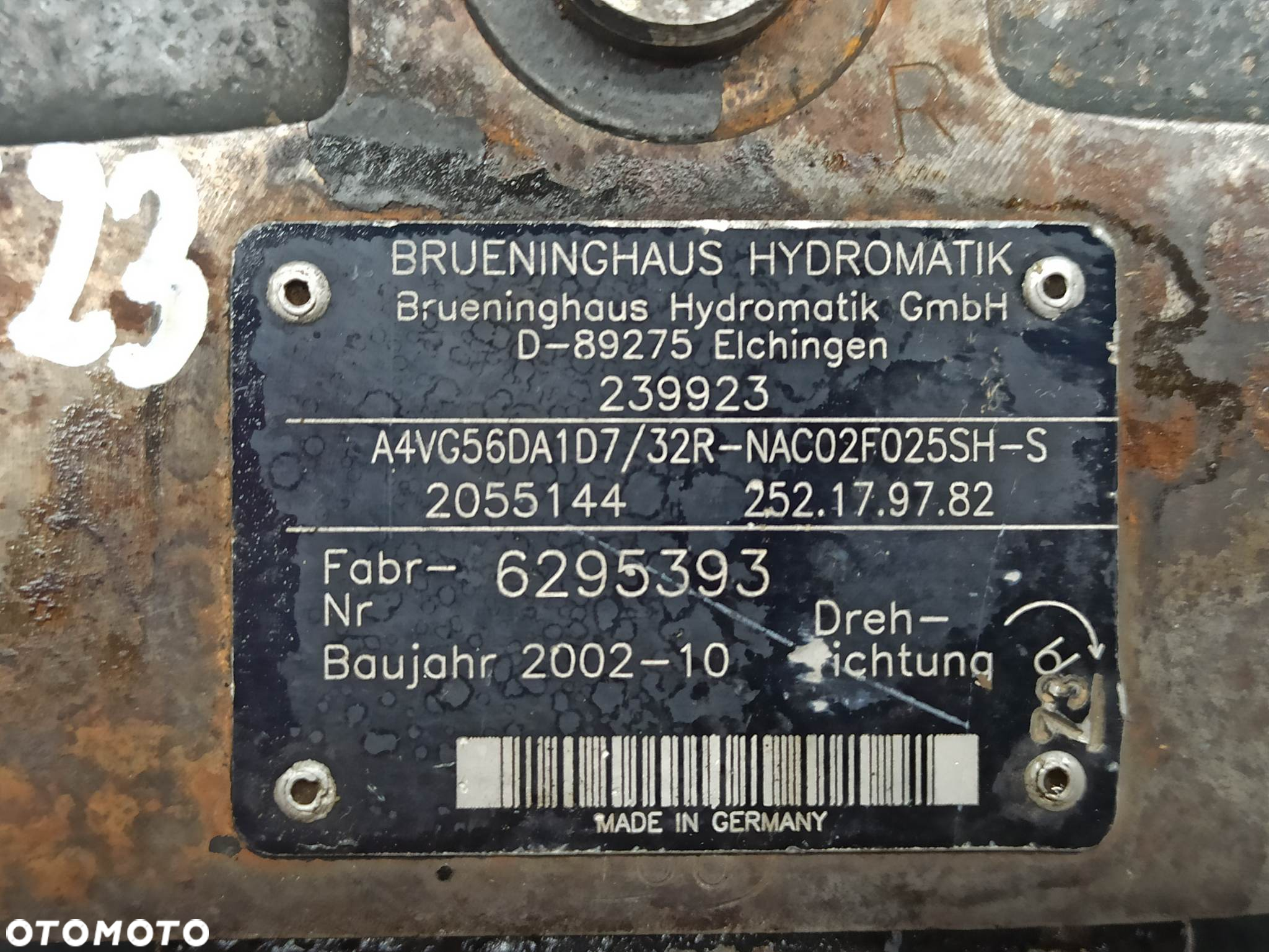 Pompa Manitou MLT 523 (A4VG56DA1D7) - 3