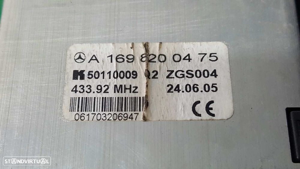 MÓDULO ELETRÓNICO MERCEDES CLASE B (W245) 200 CDI (245.208) - 5