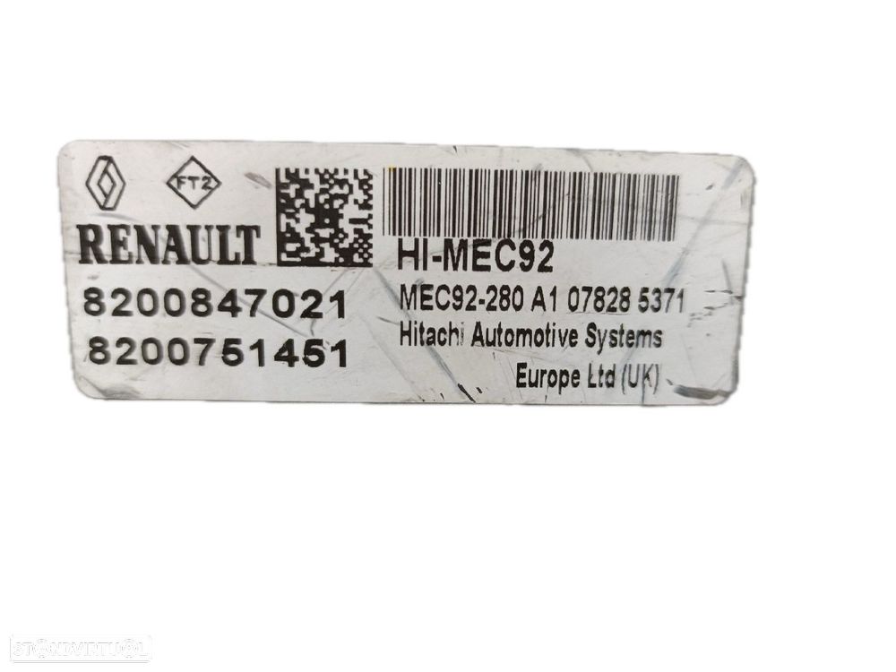 Centralina Motor Renault Megane Scenic (Ja0/1_) - 3