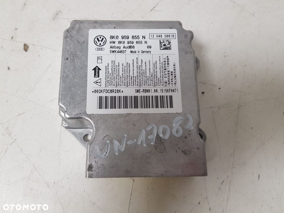 SENSOR PODUSZEK AIR BAG MODUŁ AUDI A4 B8 A5 8K0959655N - 3