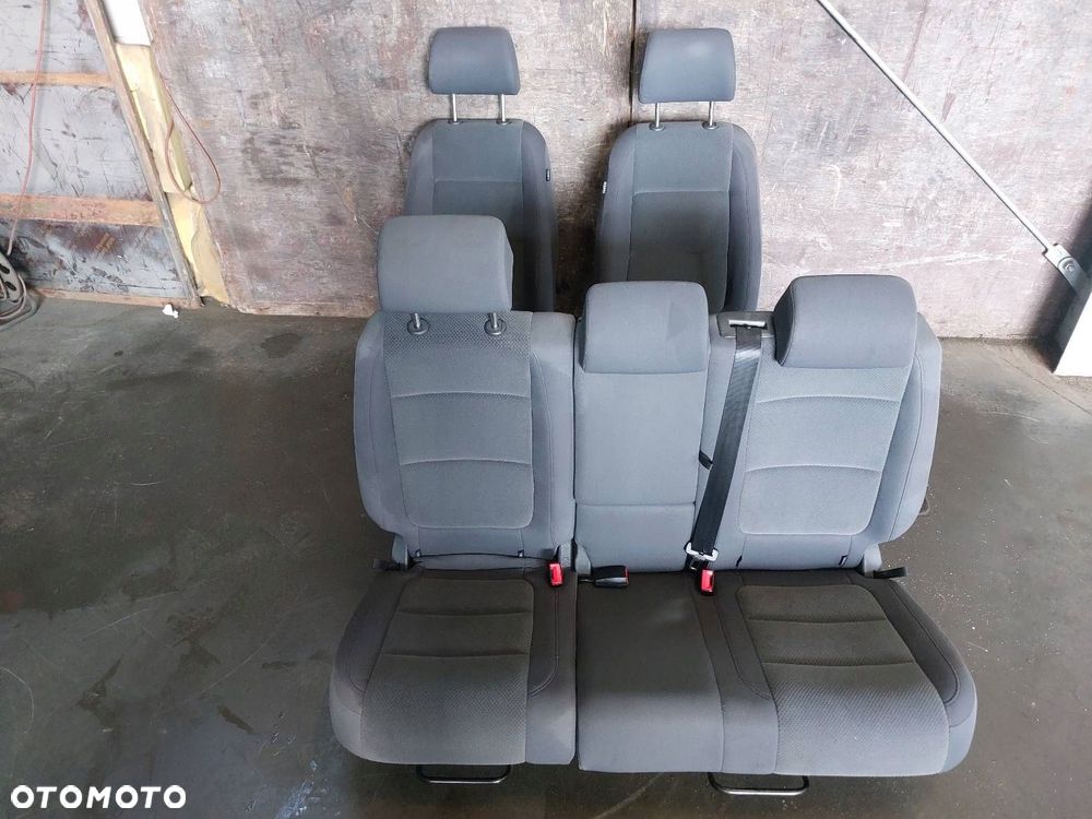 FOTELE KOMPLET LEWY PRAWY KANAPA TYŁ VOLKSWAGEN GOLF V PLUS - 1
