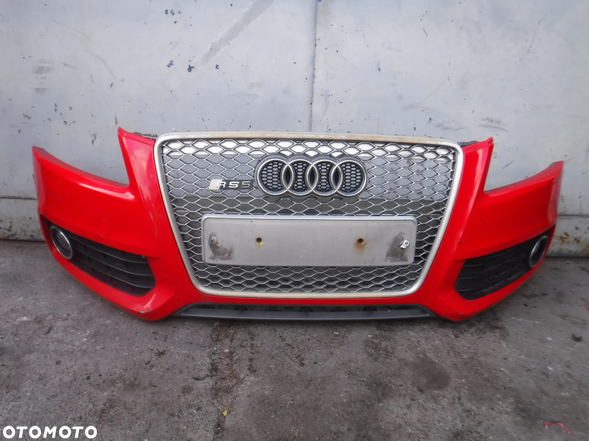Audi A5 8T S5 RS5 Cabrio Coupe zderzak przod grill atrapa LZ3M S line sline pod xenon - 10