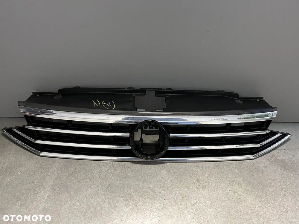 VW PASSAT B8 3G0 LIFT 19-23 GRILL ATRAPA KRATKA W ZDERZAK PRZÓD 3G0853653N - 1