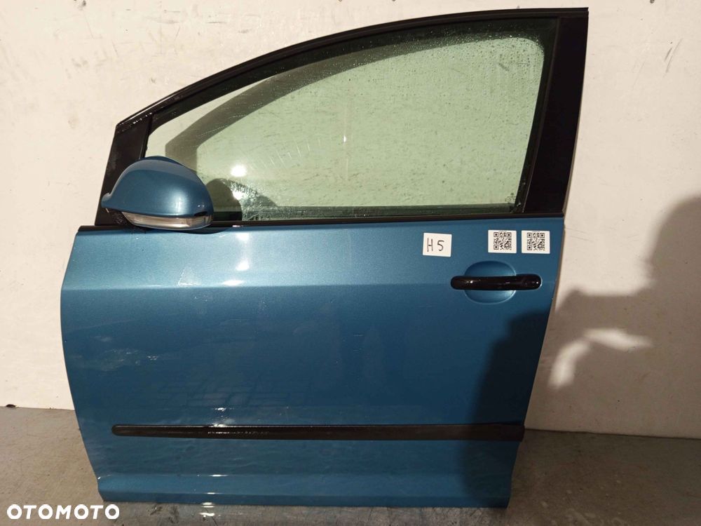 + DRZWI PRZÓD PRZEDNIE LEWE DO VOLKSWAGEN VW GOLF V 5 + PLUS LA5S BŁĘKITNE - 1