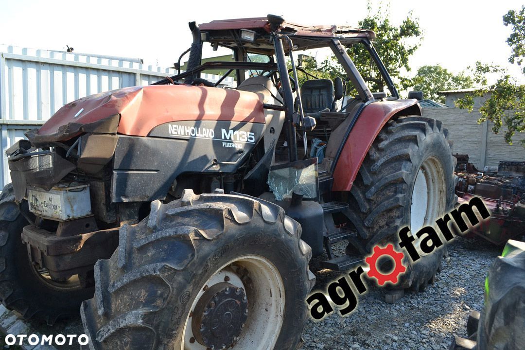 New Holland części M 135 100 115 160 silnik most skrzynia zwolnica piasta zębatka układ obudowa - 1