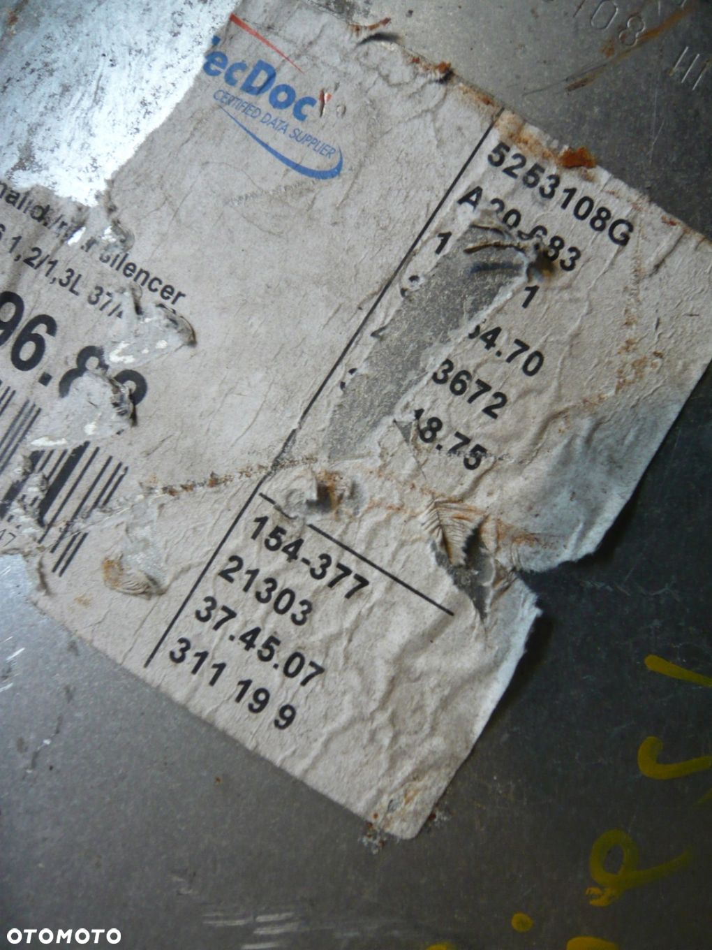 Tłumik układu wydechowego końcowy 21303 Ford Fiesta IV - 3