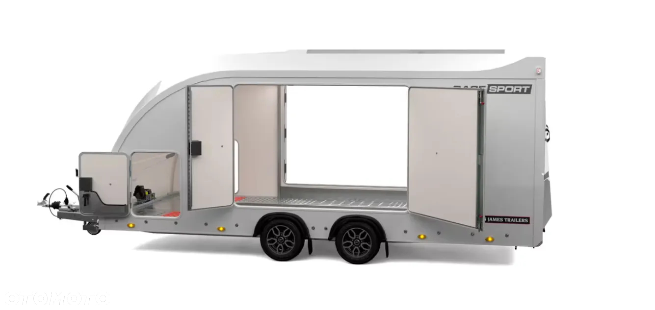 Brian James Trailers RACE SPORT MODEL: 5,5x2,1 M, Przyczepa do samochodów sportowych, quadów, motocykli i innych małych pojazdów, DMC 3500 KG - 4