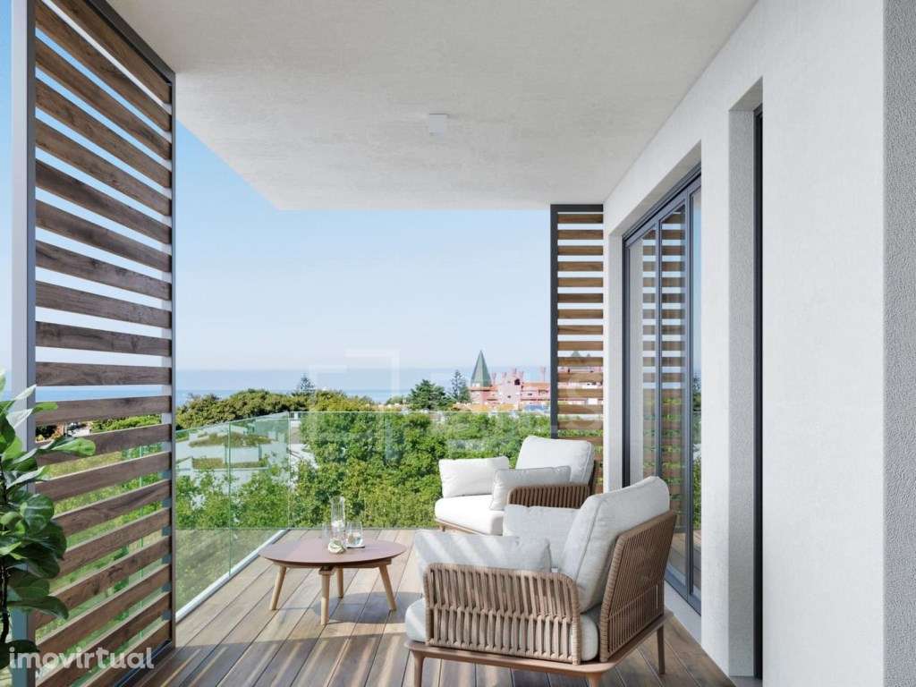 Apartamento T3 com terraço, em novo empreendimento em Parede - Grande imagem: 3/55