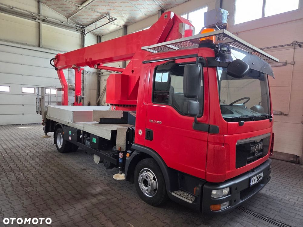 MAN TGL 7.150 Wumag Palfinger WT 300 Podnośnik koszowy ZWYŻKA 30 m Ruthmann - 4