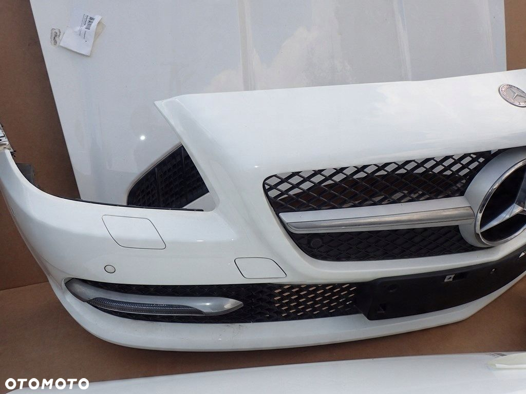 DW MERCEDES SLK 200 R172 ZDERZAK MASKA LAMPY BIAŁY - 4