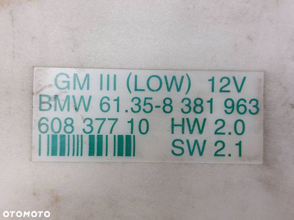 MODUŁ KOMFORTU BMW E39 8381963 - 2