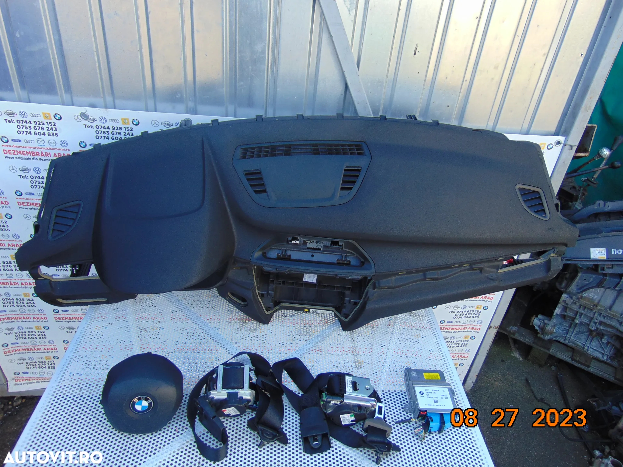 Plansa bord BMW x1 f48 f49 airbag sofer pasager centuri fata stanga dreapta lit airbag-uri modul airbag bmw x1 f48 - 2