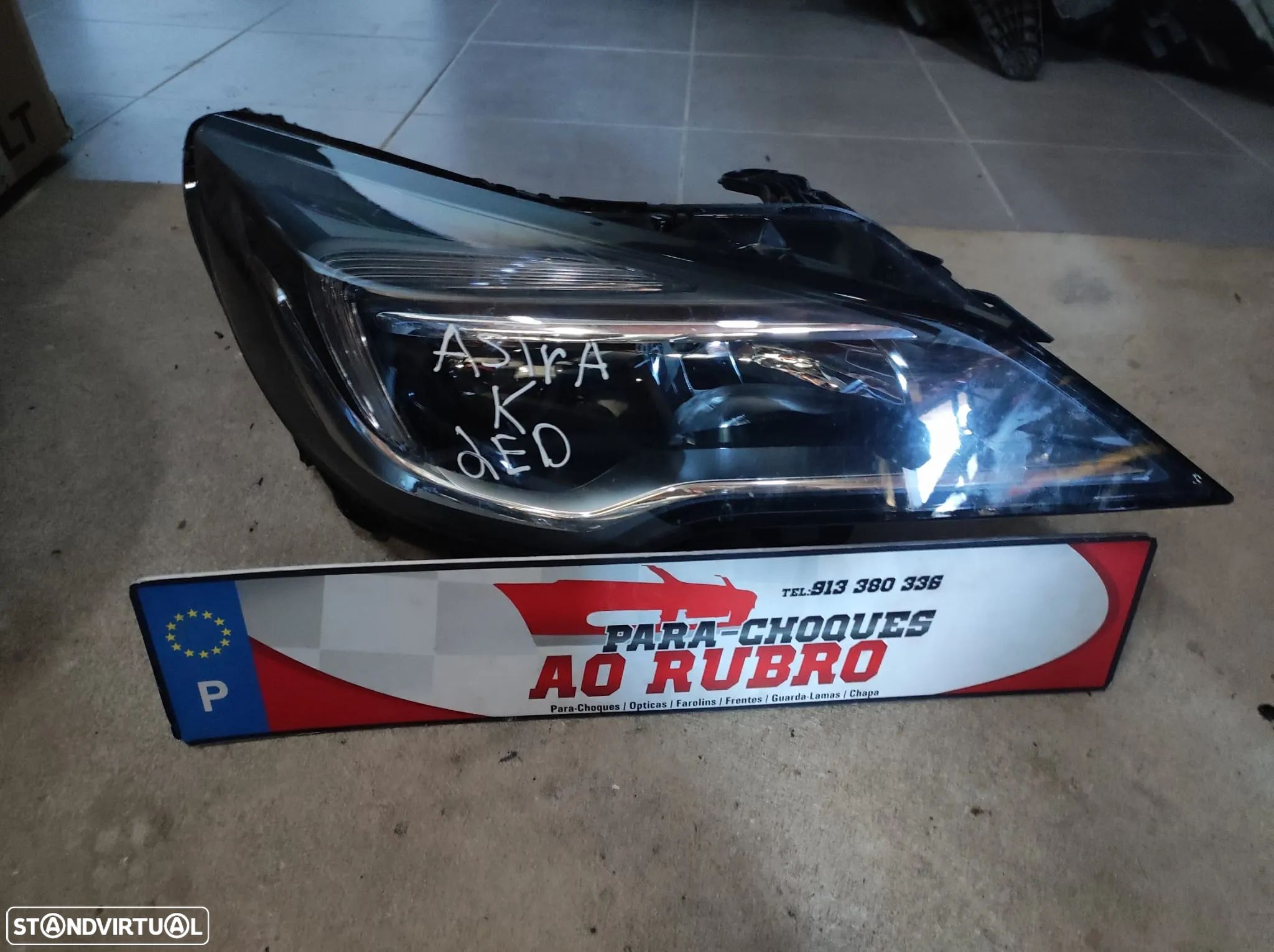 Farol direito opel astra K led - 1