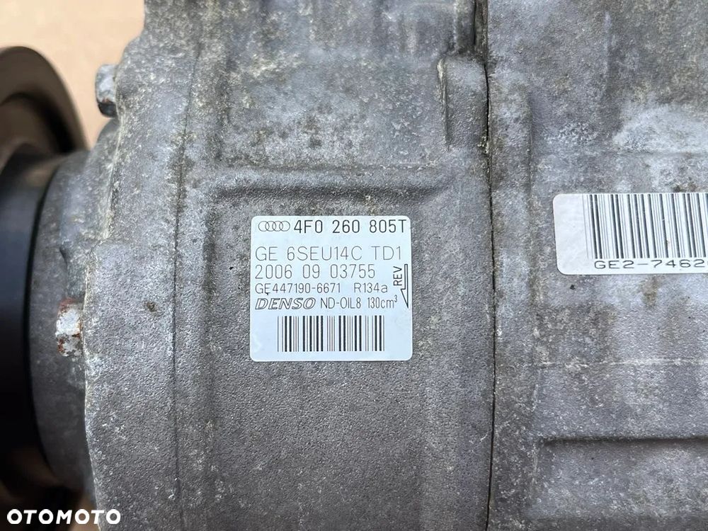 SPRĘŻARKA KLIMATYZACJI KOMPRESOR 4F0260805T 6SEU14C AUDI A4 A5 A6 Q5 SEAT EXEO - 3