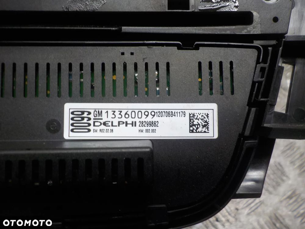 OPEL ASTRA J IV PANEL KLIMATYZACJI RADIA 13360099 - 4