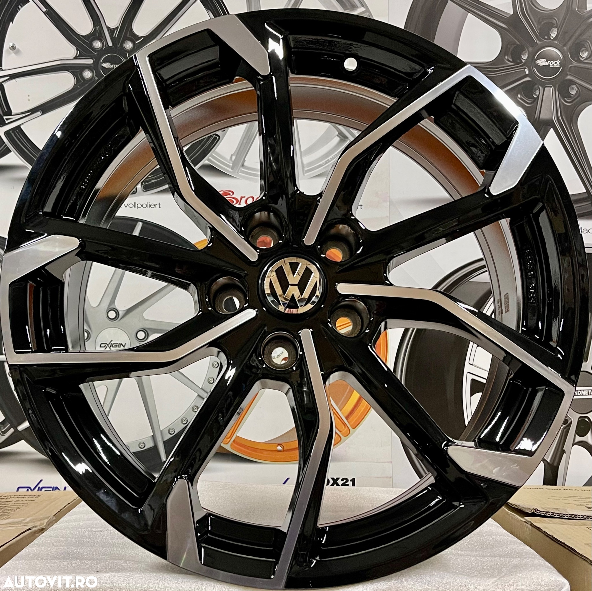Jante Vw Passat, T-roc, Tiguan, Arteon, Golf 7,8, Sharan, Touran, 17 inch, noi - 3