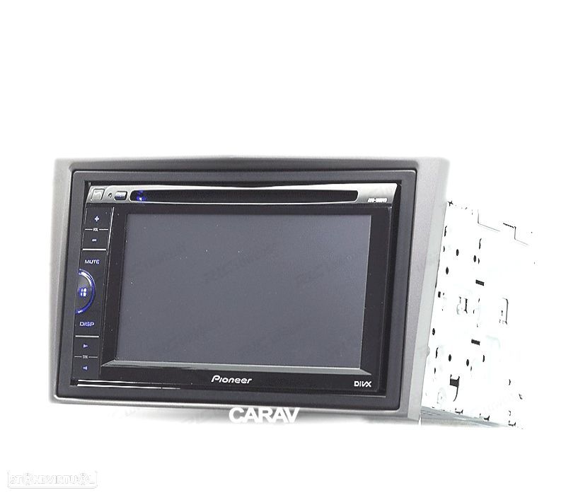 MOLDURA ADAPTADOR CINZA PARA RADIO 2-DIN PARA OPEL ASTRA ANTARA CORSA ZAFIRA - 4