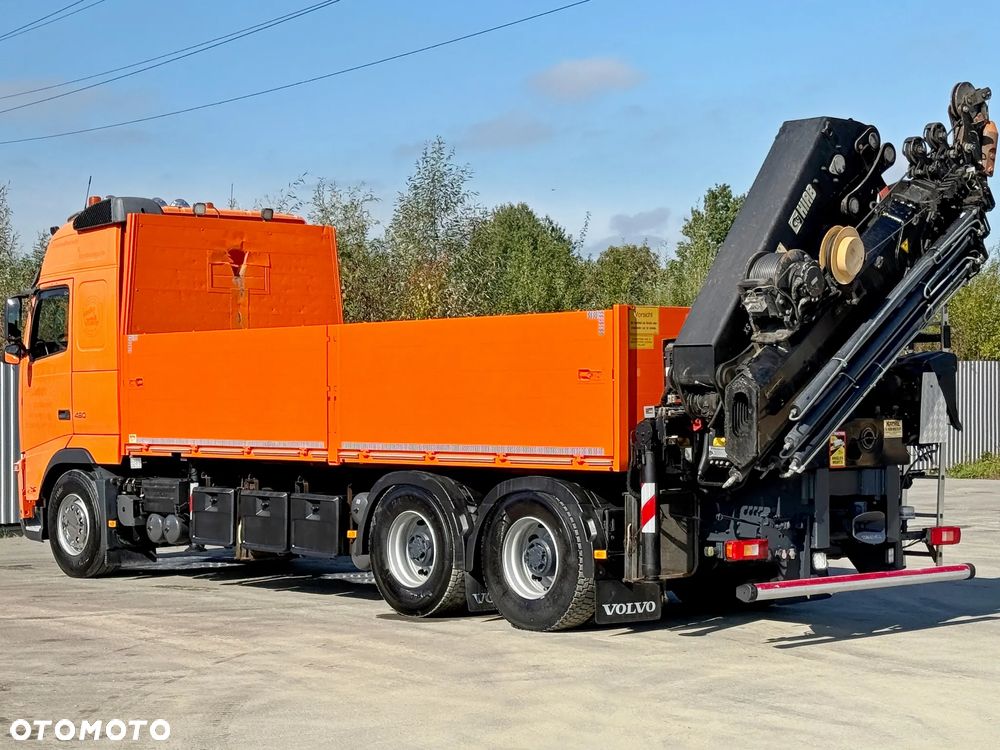 Volvo FH 460 * SKRZYNIA 6,40m * HIAB 377 E-7 HIPRO + PILOT / 6x4 * STAN BDB - 6