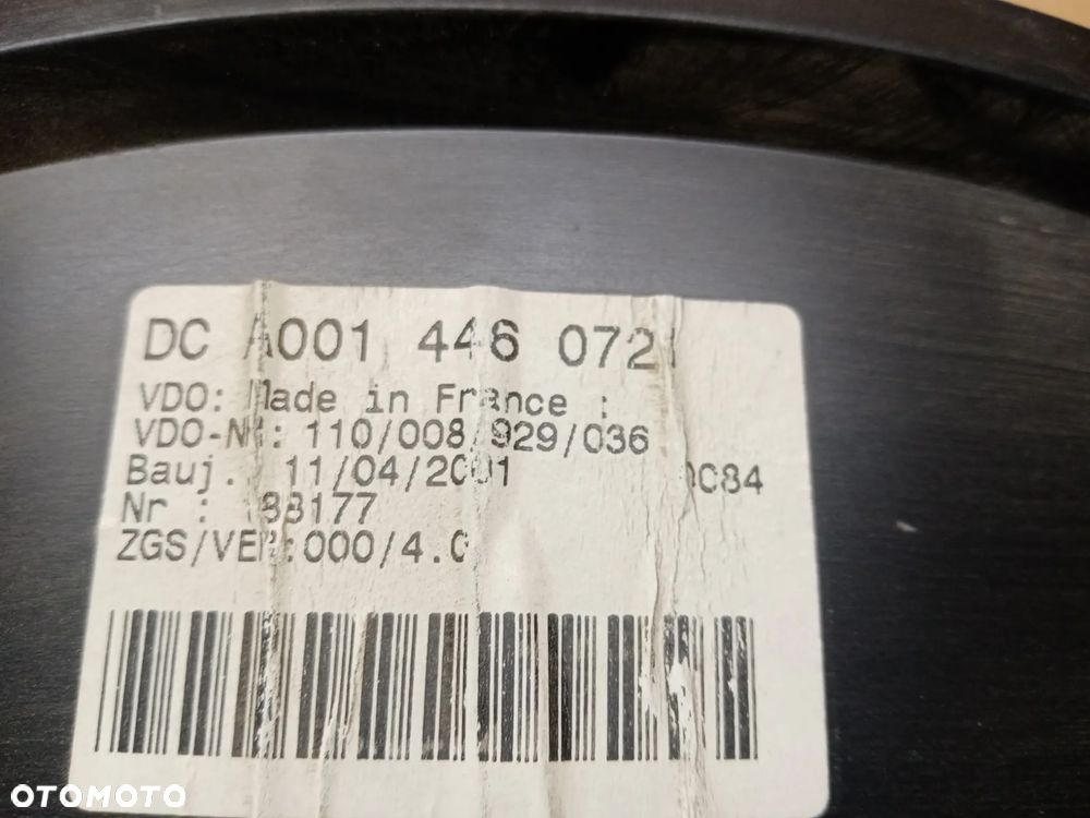 Licznik zegary Mercedes Sprinter 2.2 CDI A0014460721 - 6