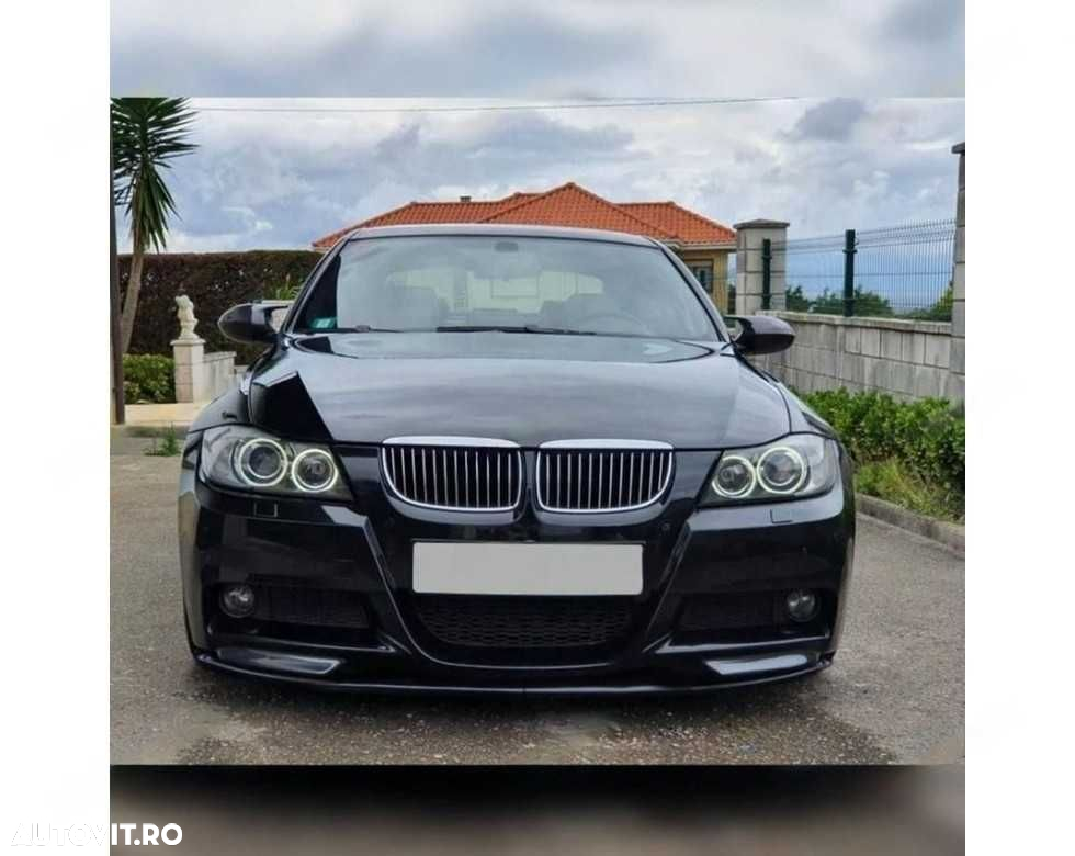 Prelungire Lip Complet Cu Splitere BMW E90 NFL cu Bara Fata M Pachet - 2