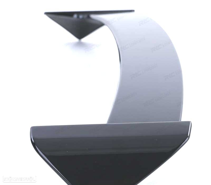 AILERON SPOILER BMW E81 E87 04-12 LOOK M PERFORMANCE PRETO BRILHANTE - 4