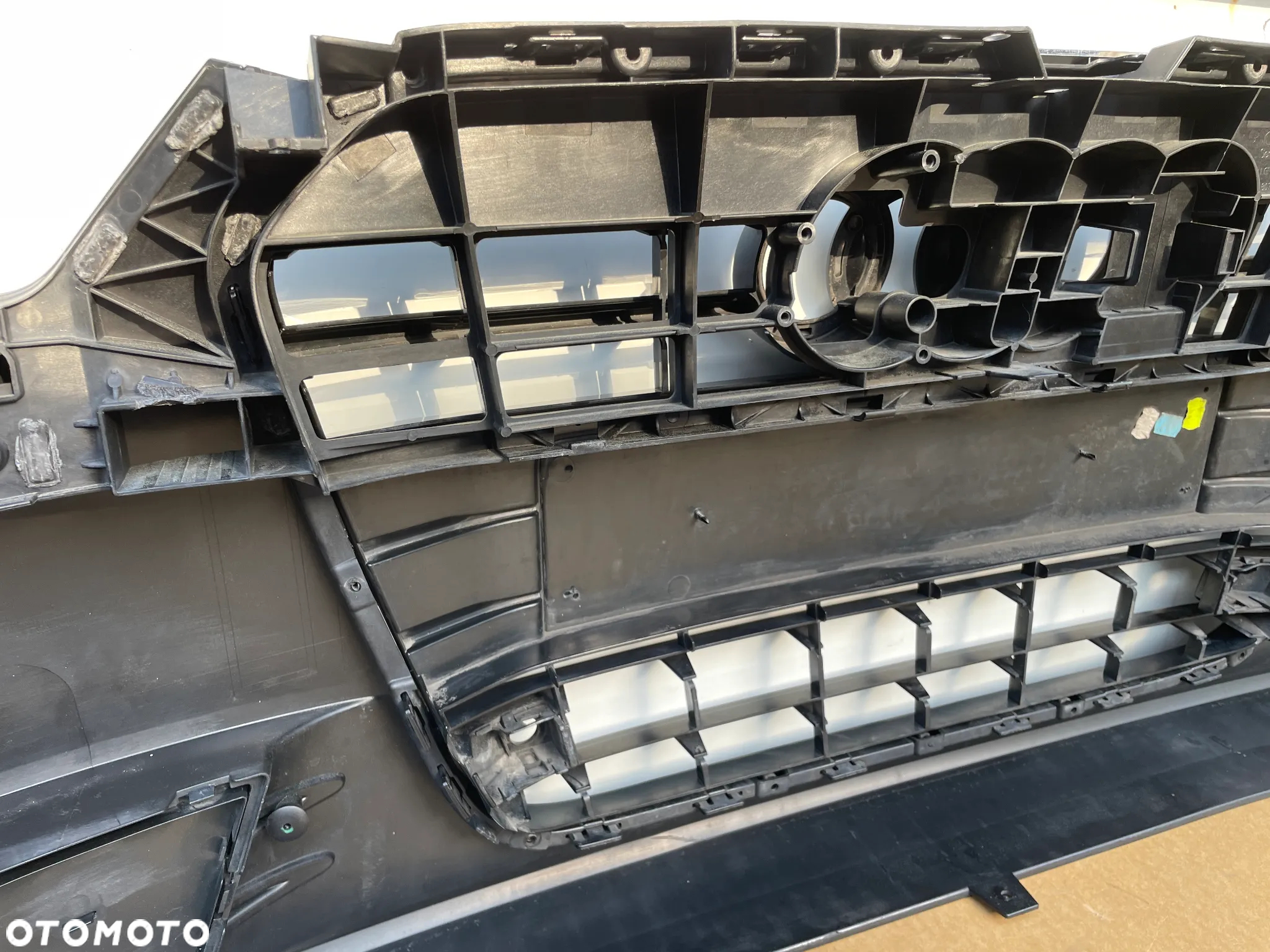 AUDI A6 C7 4G0 4G 11- ORYGINALNY ZDERZAK PRZEDNI GRILL ATRAPA POD PDC I SPRYSKI 4G0807437 4G0853653 KRATKA ZDERZAKA ZAŚLEPKA SPRYSKIWACZY - 10