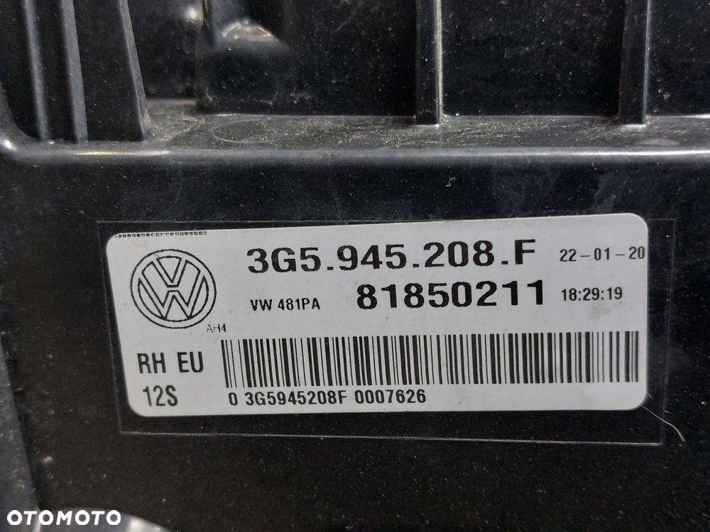 LAMPA PRAWY TYŁ VOLKSWAGEN PASSAT B8 LIFT 3G5945208F - 5