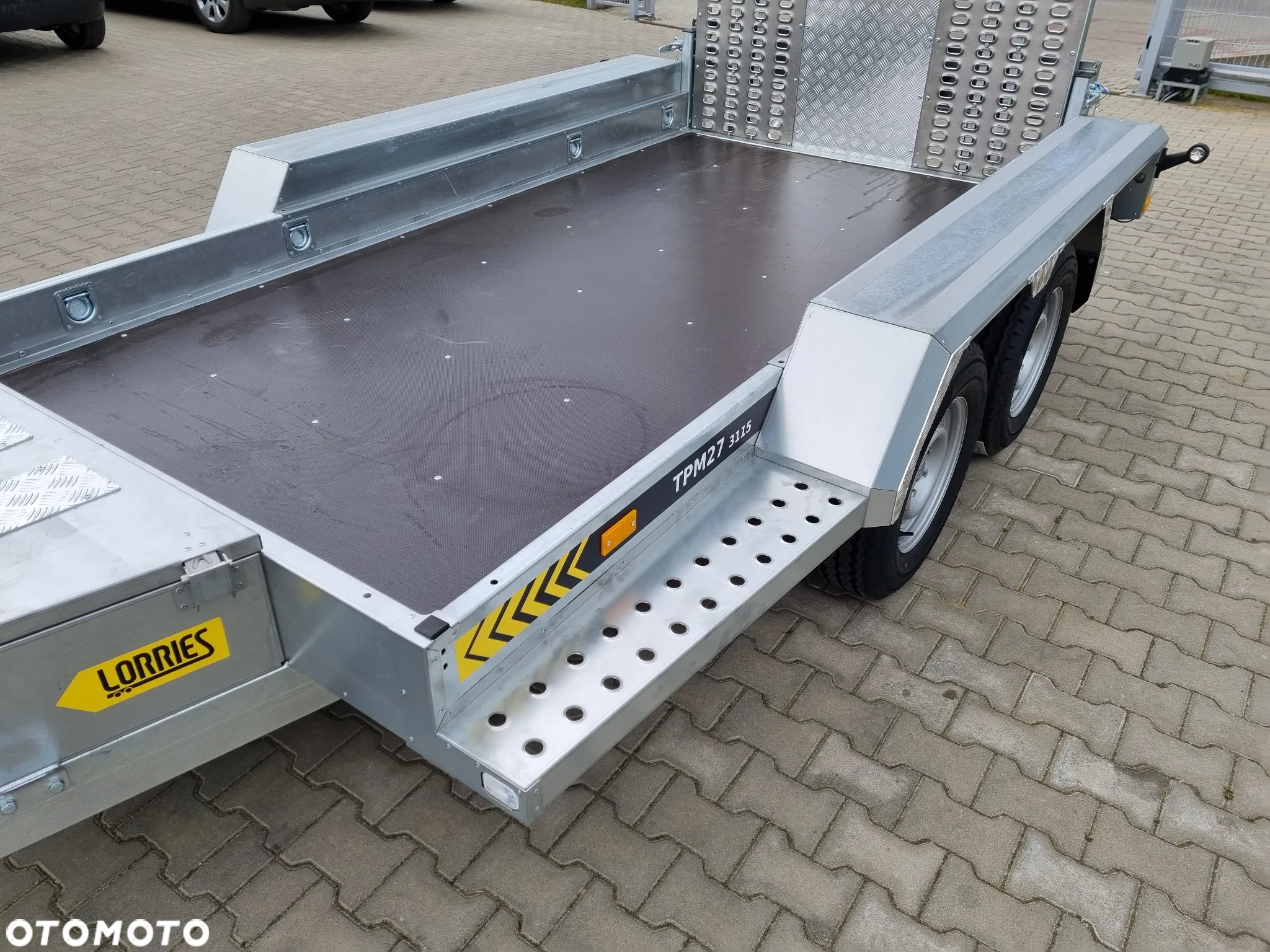 Lorries Przyczepa TPM 27, 303x160 cm 2,7T koparka, bobcat - 11