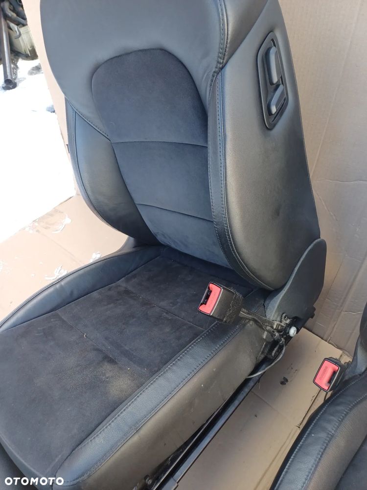 Fotele Skoda Superb 2 skóra alkantara grzane z pamieciami Kombi Europa - 25