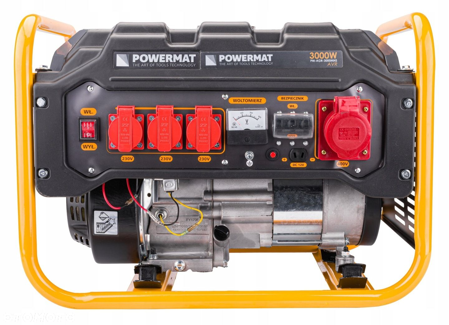 AGREGAT PRĄDOTWÓRCZY 7KM 230V/400V 3000W ELEKTRYCZNY ROZRUCH  2x OLEJ 0,6L - 3